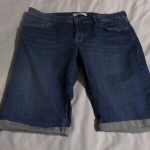 Mavi Jean Shorts With Cuffed Hem – Size 32